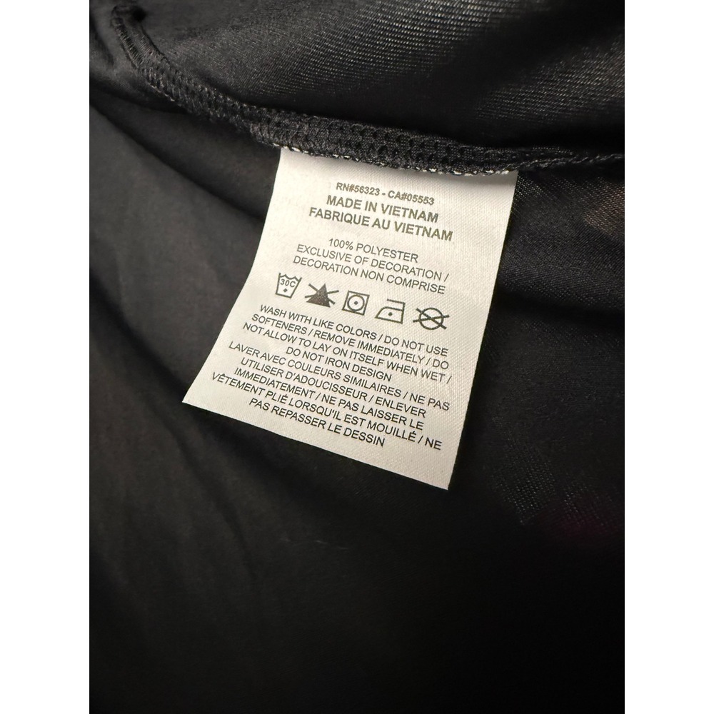 Nike Womens Dri-FIT Training T-Shirt Black Short Sleeve Swoosh Tee Plus 1X - Picture 2 of 8